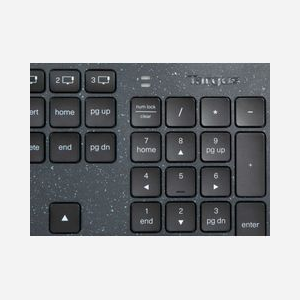 Targus AKB868DE Clavier QWERTZ Bluetooth 5.0 Recharge Solaire/USB-C, Rétroéclairage LED, Compatible Windows/macOS/Linux/Android/iOS - Miniature 3