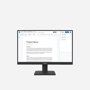 Lenovo ThinkVision S22-4e : Écran 21.5" LED Full HD (1920x1080) IPS, 6ms, 250cd/m², 178°/178°, HDMI 1.4, VGA, VESA 100x100, Low-Blue-Light