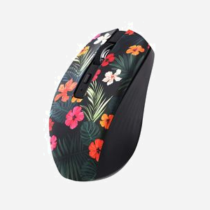 T'nB MWXAMAZO Souris Ambidextre Noire 1600 DPI Bluetooth + USB Type-A, 6 Boutons Programmables, Scroll Anneau, Batterie 500mAh, Compatible Windows/macOS