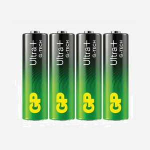 GP Batteries 151422 - Pack de 4 Piles Alcalines AA 1.5V à Usage Unique