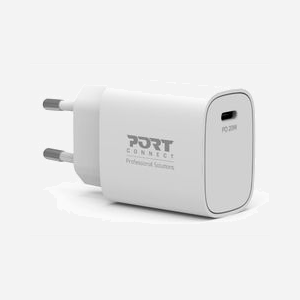 Chargeur Secteur USB-C Port Designs 900031EU - Power Delivery 20W - 1 Port USB-C - 5V/3A, 9V/2.22A, 12V/1.67A - Protections Surtension/Surintensité/Surchauffe - Miniature 2