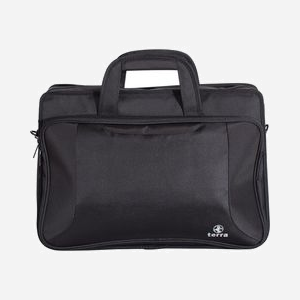 TERRA PRO817 Sacoche Noire Monochromatique pour Ordinateur Portable jusqu'à 17.3" (43.9cm) en Polyester, Poignée et Sangle d'Épaule - Réf: 1519276