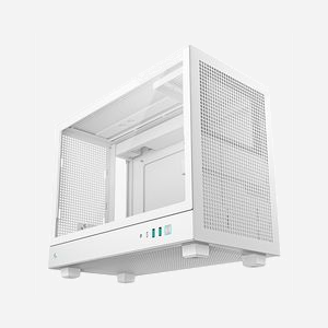 DeepCool CH160 PLUS WH Boîtier PC SFF Blanc, Micro ATX/Mini-ITX, Baies 3.5"/2.5", USB 3.2 Gen1/Gen2 Type-A/C, Vent. 120/140mm, Refroidissement liquide 120/240mm - Miniature 2