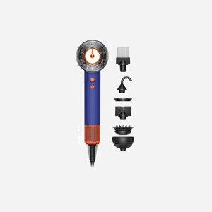Sèche-cheveux Dyson Supersonic Nural Curly+Coily Bleu 1600W - Flux d'air 13.3 L/s, Température max 100°C, 3 vitesses, 4 niveaux de chauffe, Fonction Ionique - Miniature 1