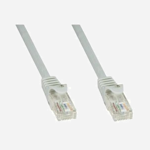 Câble réseau Techly ICOC-CCA6U-005T Cat6 U/UTP (UTP) 0,5 m RJ-45 mâle/mâle avec contacts dorés et gainage gris pour connexions Ethernet Gigabit - Miniature 3