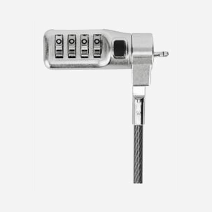 Targus ASP71GL - Câble de sécurité pour ordinateur portable, verrouillage à combinaison, câble acier galvanisé 1.9m, emplacement Kensington, noir. - Miniature 3