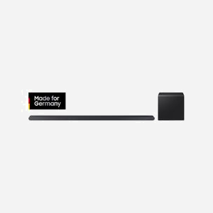 Barre de son Samsung HW-S810GD/ZG 3.1.2 canaux 330W RMS avec subwoofer sans fil 200W, Dolby Atmos, DTS Virtual:X, Chromecast et prise en charge FLAC/MP3/WAV, couleurs Noir/Titane