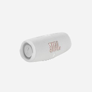 JBL Charge 5 Blanc - Enceinte Portable Stéréo 30W RMS - Bluetooth 5.1 - IP67 - Batterie 7500mAh 20h Autonomie - Woofer 90mm/Tweeter 20mm - Android/iOS