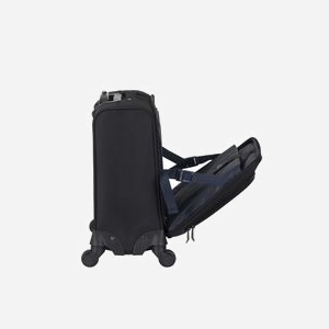 Rivacase 8481 Valise à Roulettes Noire pour PC Portable 15.6" - Polyester, 420x460x250mm, Résistante aux Chocs et à l'Eau, Poches Document/Fermeture - Miniature 3