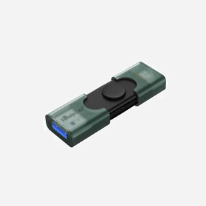 Kingston DataTraveler Duo 256GB USB 3.2 Gen 1 Type-A/Type-C, Compatible Windows, macOS, Linux, Chrome OS, Dimensions 64x21.2x10.4mm, Noir/Vert - Miniature 5