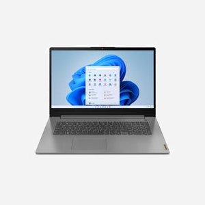 Lenovo Ordinateur Portable 17.3" HD+ Ryzen 5 5625U 8GB DDR4 512GB SSD NVMe AMD Radeon Graphics Windows 11 Home Arctic Grey - Miniature 2