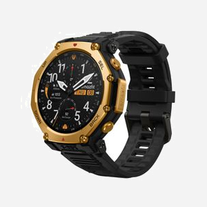 Montre connectée Amazfit T-Rex 3 Pro 3,81 cm (1,5") AMOLED 480 x 480 pixels écran tactile Zepp OS GPS Wi-Fi batterie 700 mAh bracelet silicone noir 48 mm étanche - Miniature 2