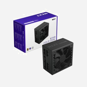 NZXT C750 Gold Core 750W ATX Alimentation PC 80 PLUS Gold 24-pin ATX avec câbles PCIe, SATA, Molex et ventilateur 135mm actif - Noir (PA-7G3BB-EU) - Miniature 2