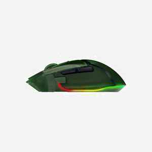 Razer Basilisk V3 Pro - Souris Gaming Optique 35000 DPI RF Wireless/Bluetooth/USB Type-A, 11 Boutons, 70G, Batterie 210h, Vert - Miniature 2