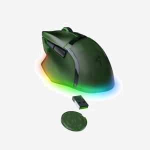Razer Basilisk V3 Pro - Souris Gaming Optique 35000 DPI RF Wireless/Bluetooth/USB Type-A, 11 Boutons, 70G, Batterie 210h, Vert - Miniature 4