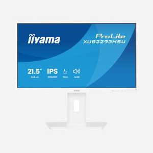 Écran PC iiyama ProLite XUB2293HSU-W7 21.5" (54,6 cm) Full HD 1920x1080 LED mat 1 ms 178°/178° 16:9 avec haut-parleurs, hub USB 2.0 et montage VESA réglable en hauteur blanc - Miniature 3
