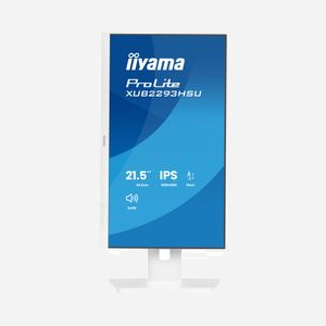 Écran PC iiyama ProLite XUB2293HSU-W7 21.5" (54,6 cm) Full HD 1920x1080 LED mat 1 ms 178°/178° 16:9 avec haut-parleurs, hub USB 2.0 et montage VESA réglable en hauteur blanc - Miniature 4