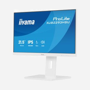 Écran PC iiyama ProLite XUB2293HSU-W7 21.5" (54,6 cm) Full HD 1920x1080 LED mat 1 ms 178°/178° 16:9 avec haut-parleurs, hub USB 2.0 et montage VESA réglable en hauteur blanc - Miniature 5