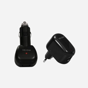 REDRAGON PI-707713 Chargeur Secteur & Allume-cigare Noir - Usage Auto, Intérieur, Extérieur - Alimentation Secteur & Allume-cigare - Miniature 1