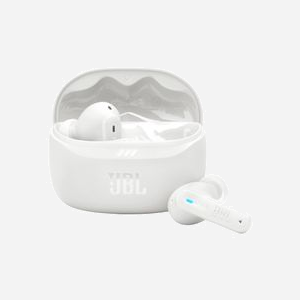Triton JBL Tune Beam 2 Blanc : Écouteurs sans fil Bluetooth 5.3, IP54, 20-20000 Hz, ANC adaptatif, 6 micros, Batterie intégrée, Autonomie 12h (ANC désactivé), 135g