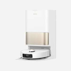Robot aspirateur-laveur Star Micronics RLL74CE (Dreame L40s Pro Ultra) 19 000 Pa, DuoBrush HyperStream™, Vormax™, PowerDock™, IA TripleUp, détection Smart Dirt 2.0, commande vocale, blanc - Miniature 3