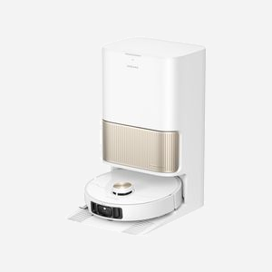 Robot aspirateur-laveur Star Micronics RLL74CE (Dreame L40s Pro Ultra) 19 000 Pa, DuoBrush HyperStream™, Vormax™, PowerDock™, IA TripleUp, détection Smart Dirt 2.0, commande vocale, blanc - Miniature 4