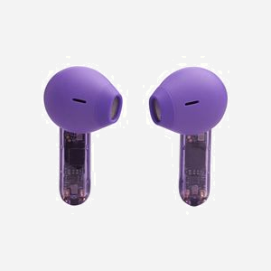 Écouteurs True Wireless Triton JBLTFLEXGPUR Tune Flex Ghost Edition Violet Translucide, Bluetooth 5.2, Réduction de Bruit Active, Autonomie 8h, IPX4 - Miniature 3