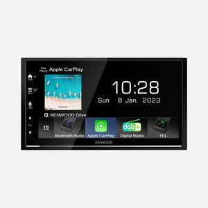 Kenwood DMX7722DABS Autoradio Numérique 2 DIN, Écran Tactile LED 6.8", DAB+, Bluetooth, WiFi Bi-bande, Apple CarPlay & Android Auto, USB, Formats AAC/FLAC/MP3 - Miniature 2