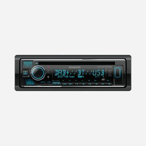 Autoradio Kenwood KDC-BT760DAB Noir, 1 DIN, 50W x 4, Bluetooth 4.2 (A2DP, AVRCP, HFP, PBAP, SPP), DAB+, FM, LW, USB 2.0, Égaliseur 13 bandes, Compatible Amazon Alexa - Miniature 1