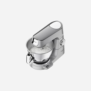 Robot Mixer Kenwood KVC85.004SI, 1200W, Bol 5L, Acier Inoxydable, Pétrissage, Mélange, Vitesse Variable, Rotation Planétaire, Écran, Lave-Vaisselle