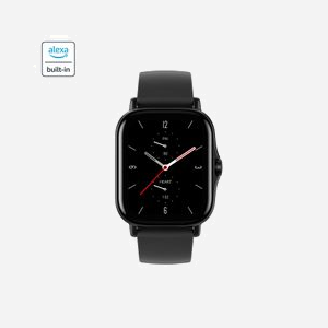 Electrolux Amazfit GTS 2 : Smartwatch 43mm AMOLED 1.65" 348x442 GPS Bluetooth 5.0 WiFi Batterie 246mAh Étanchéité 5 ATM Bracelet Silicone Noir - Miniature 2