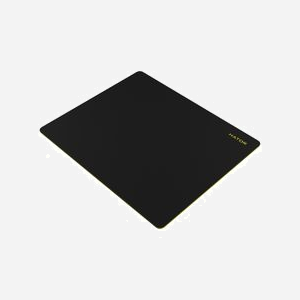 Tapis de Souris Gaming NOBO HTP-030 Tonn L Noir 500x420x4mm, Surface Tissu Hydrofuge, Base Caoutchouc Antidérapante, Rebords Cousus, Coloration Monochromatique - Miniature 4