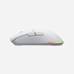 Nobo HTM631 Souris Gaming Ambidextre Wireless 2.4GHz/Bluetooth/USB Type-C, 12000 DPI Optique, 8 Boutons Programmables, Capteur PixArt PMW 3311, Blanc - Miniature 4