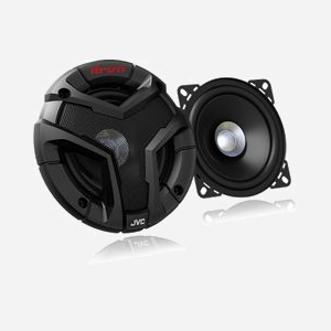 Haut-parleur coaxial JVC CS-V418 2-voies 10cm (4") 180W max, 4 Ohms, 70-20000Hz, aimant Ferrite Woofer, 87dB, profondeur d'installation 4.5cm. - Miniature 1