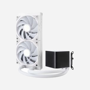Kit de refroidissement liquide CPU Modecom Panorama ARGB 240 Blanc - Radiateur 279x120x30mm, 2x120mm ventilateurs FDB 500-1850 RPM, sockets Intel/AMD