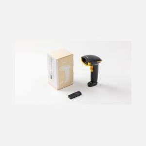 Lecteur Code Barre 2D Portable Petzl BCST-23_BLACK CMOS, Bluetooth & USB, Batterie 2000mAh, Lecture Codes Aztec/Data Matrix/QR, Noir/Jaune - Miniature 2