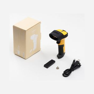 Inateck P6-AI_YELLOW Lecteur Code Barre 1D Laser Portable, Portée 60m, USB & Bluetooth, Batterie 2600mAh, PC/TPU, Compatible Windows/macOS/Linux/Android - Miniature 2
