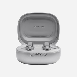 Triton JBLLIVEFLEXSVR Écouteurs Bluetooth 5.3 Argent - Casque Sans Fil Intra-Aural, 20-20000Hz, IP54, Autonomie 40h, USB Type-C, Microphone intégré - Miniature 4