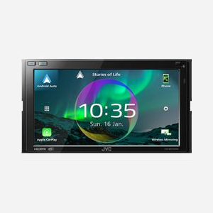 Récepteur Multimédia JVC KW-M875DBW 2 DIN, Écran Tactile 6.8", Android, Bluetooth 4.2, Wi-Fi bi-bande, DAB+, 180W, USB-C, CarPlay & Android Auto - Miniature 2
