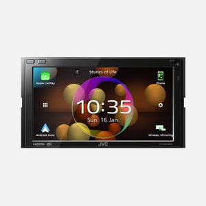 Récepteur Multimédia JVC KW-M875DBW 2 DIN, Écran Tactile 6.8", Android, Bluetooth 4.2, Wi-Fi bi-bande, DAB+, 180W, USB-C, CarPlay & Android Auto - Miniature 3