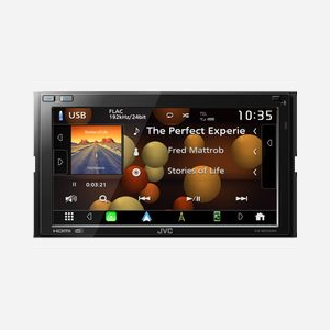 Récepteur Multimédia JVC KW-M875DBW 2 DIN, Écran Tactile 6.8", Android, Bluetooth 4.2, Wi-Fi bi-bande, DAB+, 180W, USB-C, CarPlay & Android Auto - Miniature 4