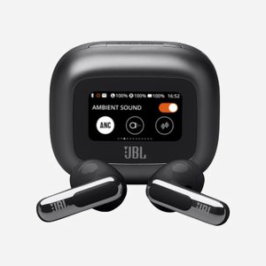 Triton JBLLIVEFLEX3BLK Écouteurs Bluetooth 5.2 Noir - 20-40000Hz, IP54, Autonomie 7h (24h avec boîtier), USB-C, 8mm, 13 Ohm, 103dB - Miniature 1