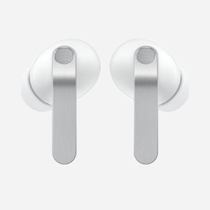 Écouteurs Samsung Galaxy Buds4 Pro TWS Bluetooth 5.3 avec ANC, 24-bit Hi-Fi, 3 microphones, USB-C, compatibilité Android/iOS, couleur blanc (SM-R640NZWAEUE)