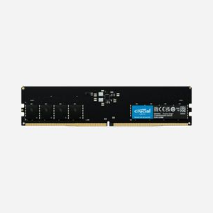 Crucial DDR5 16 Go (1x16 Go) 5600 MHz PC5-44800 CL46 1.1 V DIMM 288 broches mémoire sans tampon avec on-die ECC pour PC de bureau (CT16G56C46U5T)