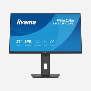 iiyama ProLite XB2797QSU-B1 écran IPS 27" QHD 2560x1440 LED cadre ultra-fin 4 côtés pied ergonomique HDMI DisplayPort USB hub - Miniature 5