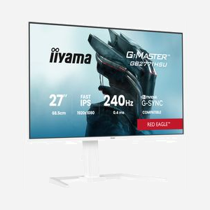 iiyama G-MASTER GB2771HSU-W1 écran LCD 27" Full HD 1920x1080 16:9 178° USB 3.2 Gen 1 VESA blanc - Miniature 1
