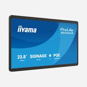 iiyama ProLite S2425AS-B1P Écran LCD 23.8" Full HD 1920x1080 500 cd/m² Android 24/7 WiFi Noir - Miniature 1