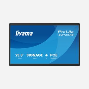 iiyama ProLite S2425AS-B1P Écran LCD 23.8" Full HD 1920x1080 500 cd/m² Android 24/7 WiFi Noir - Miniature 3