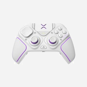 Manette PDP 052-002-WH RF/USB Analogique/Numérique Violet Blanc pour PC, PlayStation 4, PlayStation 5 avec modules interchangeables et audio 3D - Miniature 1