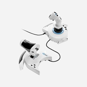 Thrustmaster T.Flight Hotas 5 Microsoft Flight Simulator Edition - Joystick et manette des gaz 14 boutons 5 axes 16 bits Plug & Play pour PS5 PS4 PC Windows - Miniature 3